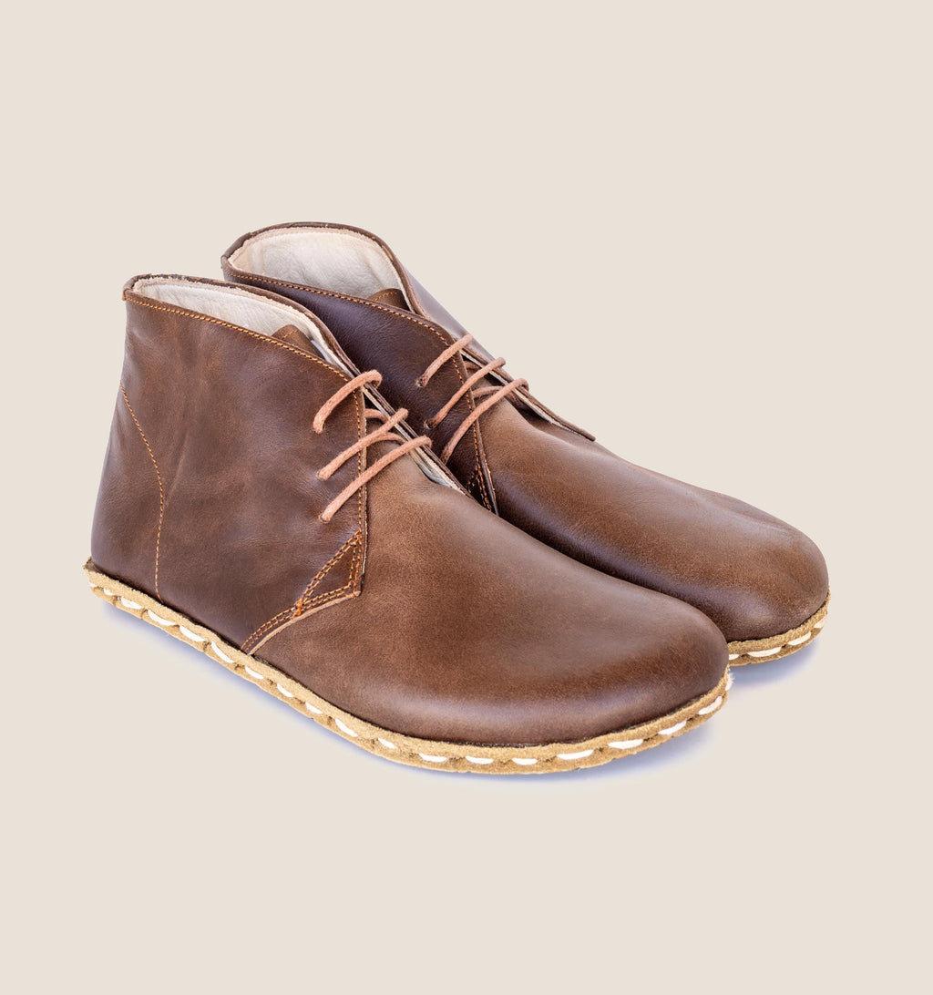 Earth women's chukka boot — wide toe box, zero-drop barefoot last