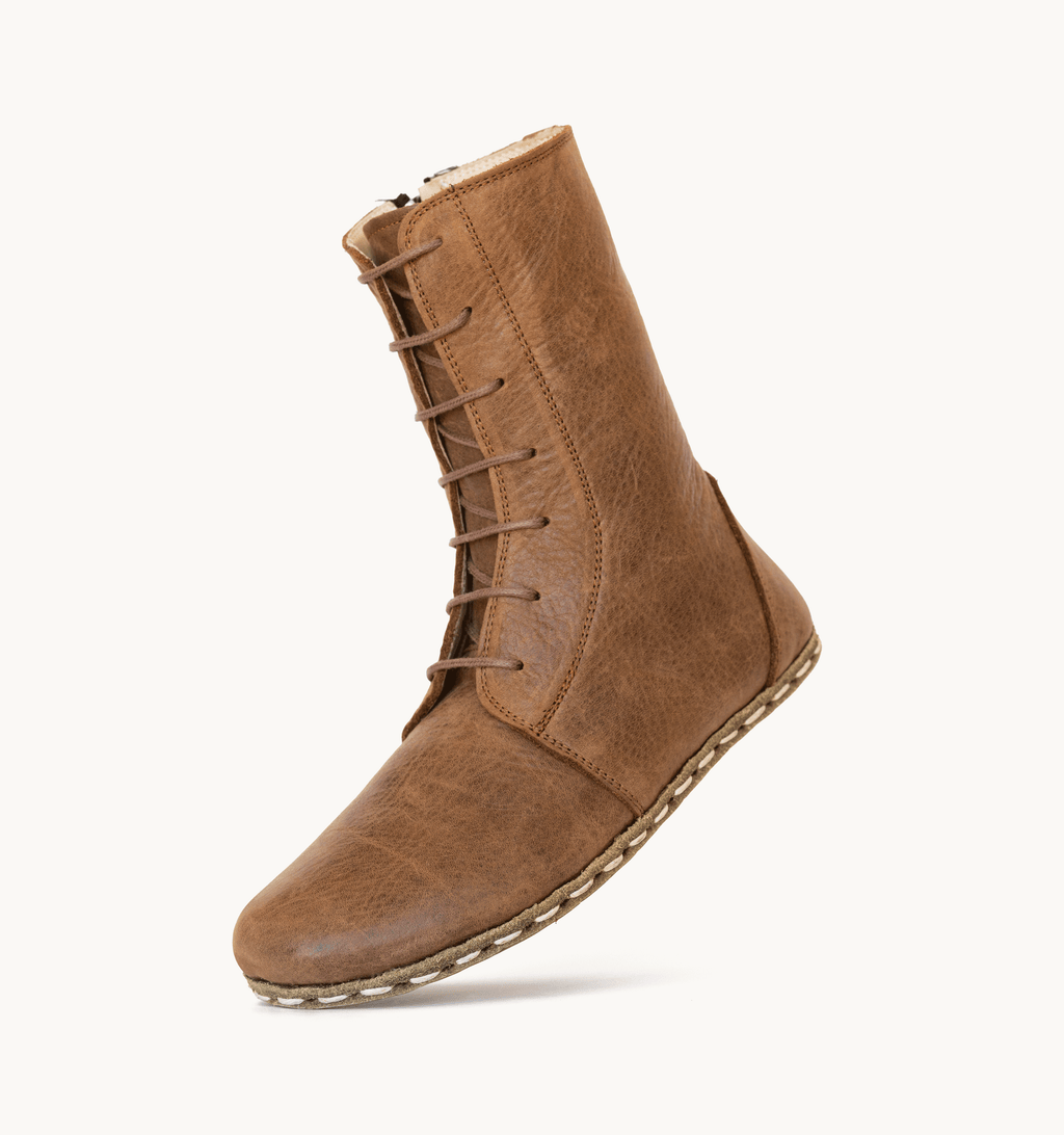 Hickory men's ankle boot — wide toe box, zero-drop barefoot last