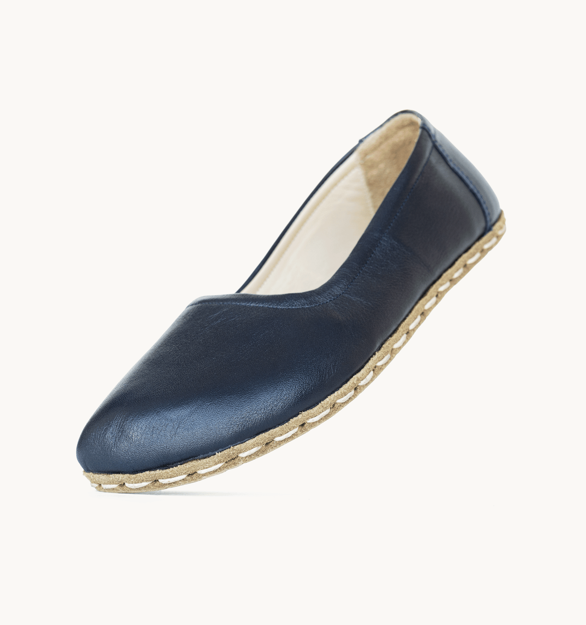 Indigo women's ballet flat — wide toe box, zero-drop barefoot last