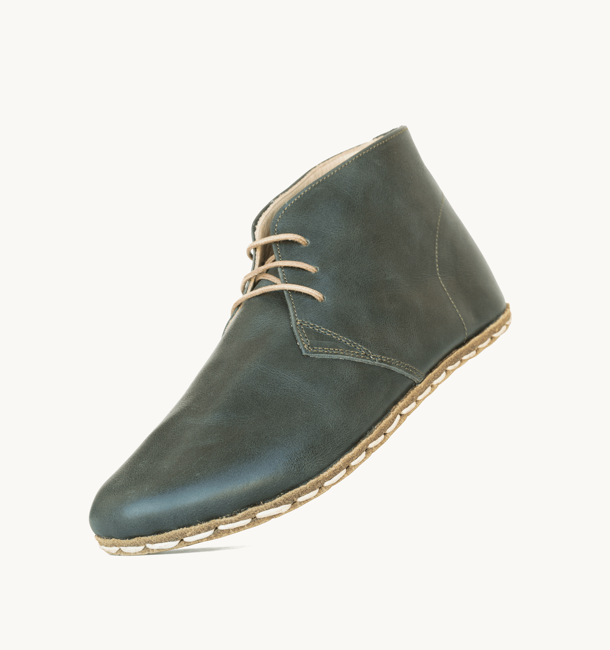 Evergreen men's chukka boot — wide toe box, zero-drop barefoot last