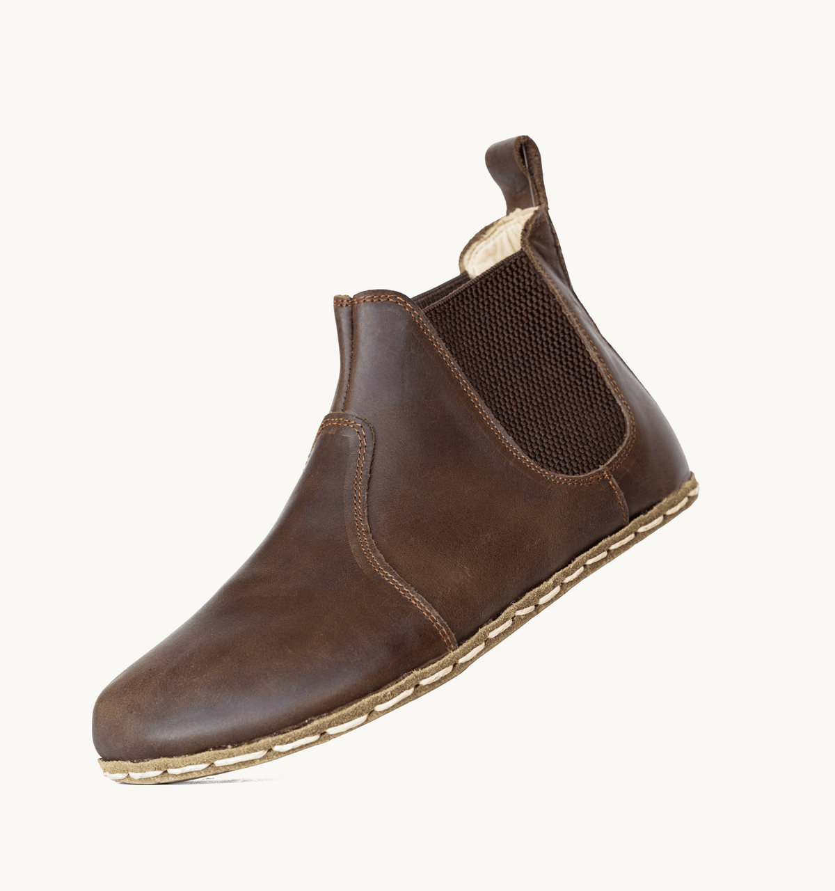 Earth men's chelsea boot — wide toe box, zero-drop barefoot last