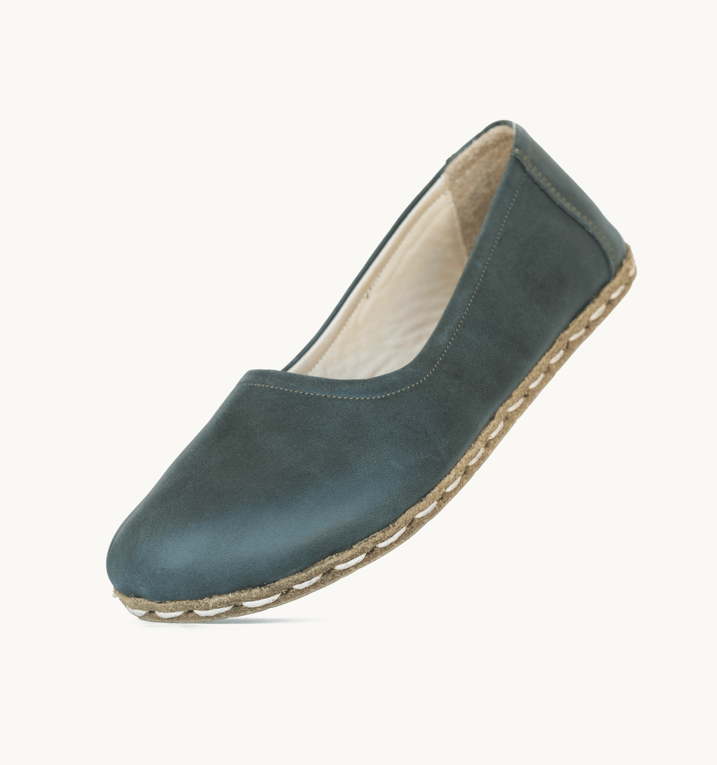 Evergreen women's ballet flat — wide toe box, zero-drop barefoot last