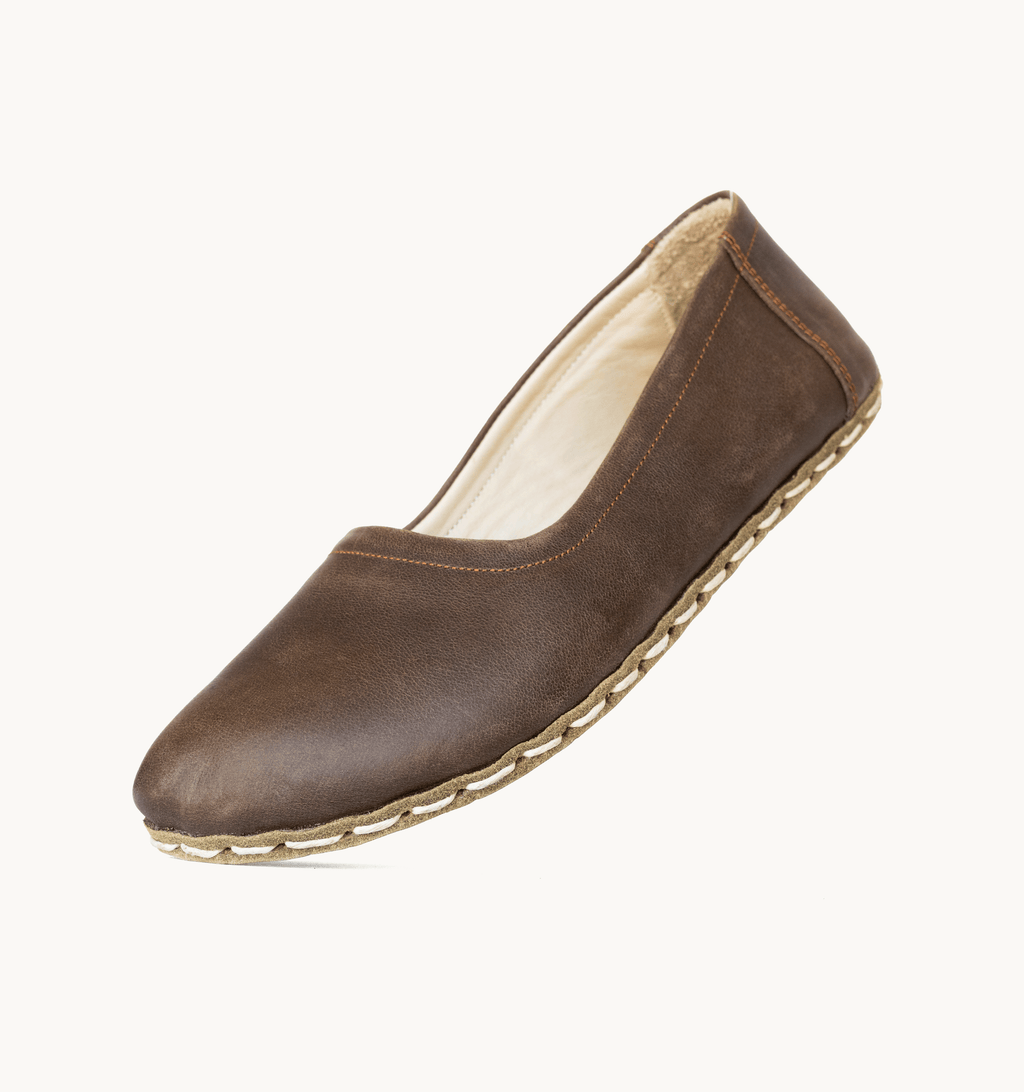 Earth women's ballet flat — wide toe box, zero-drop barefoot last