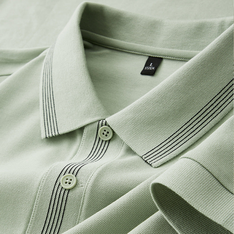 Men's Short Sleeve Polo Shirt – Neutral Tones