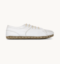 Cloud women's barefoot leather sneaker, side view — hand-stitched, zero drop