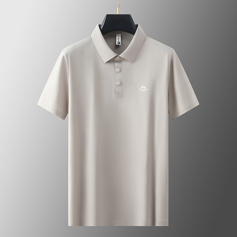 Short Sleeve Polo Shirt for Men Collar T-Shirt