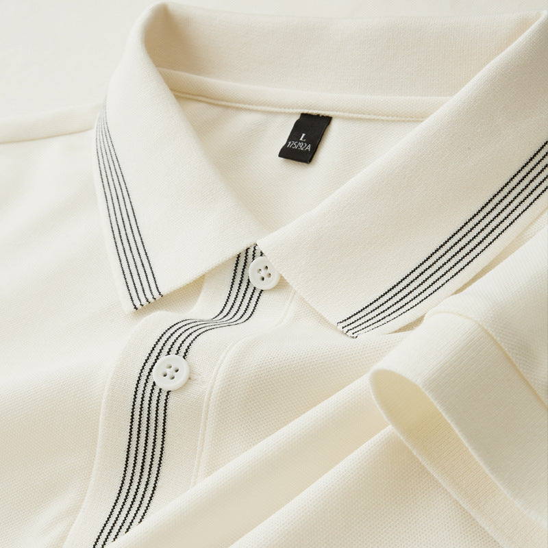 Men's Short Sleeve Polo Shirt – Neutral Tones