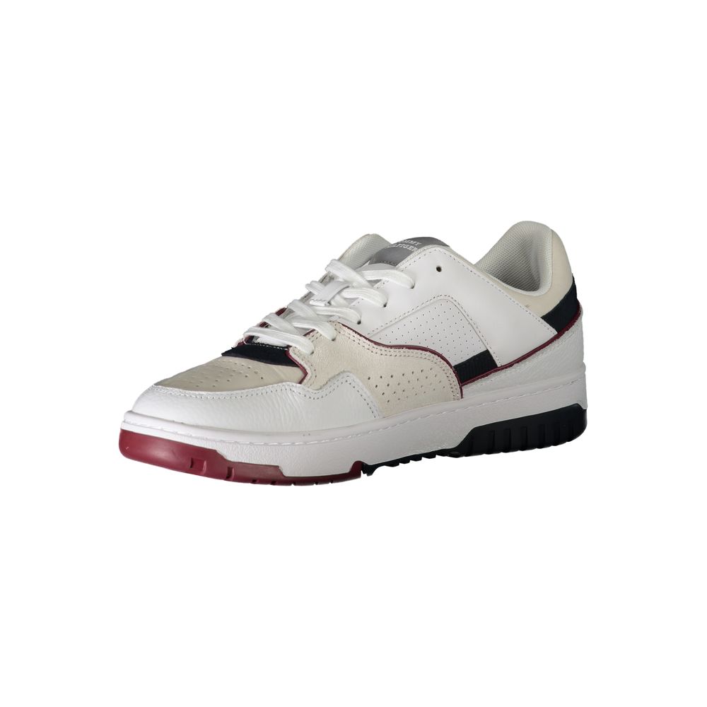 Tommy Hilfiger Bianco Polyurethane Men's Sneaker