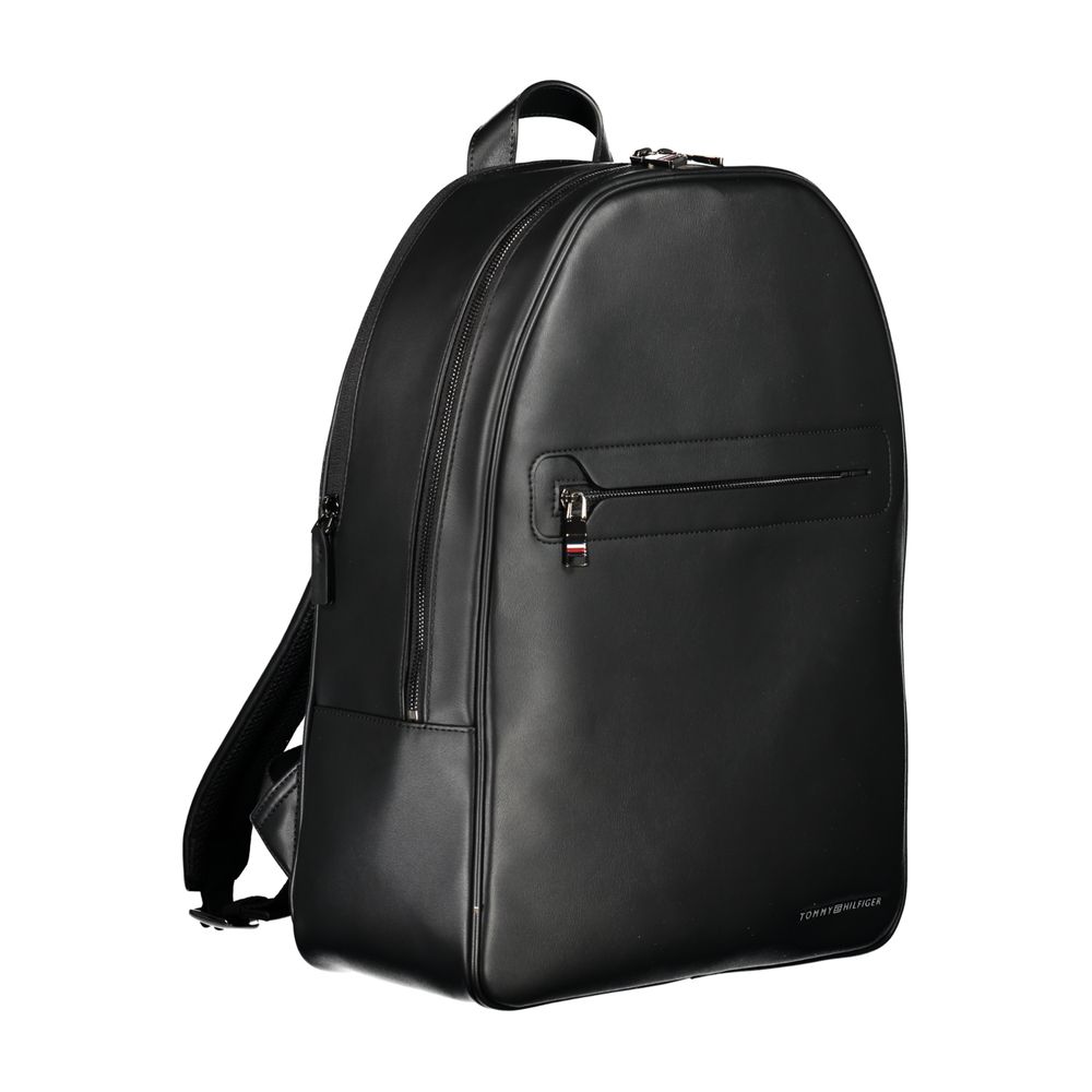 Tommy Hilfiger Nero Polyurethane Men's Backpack