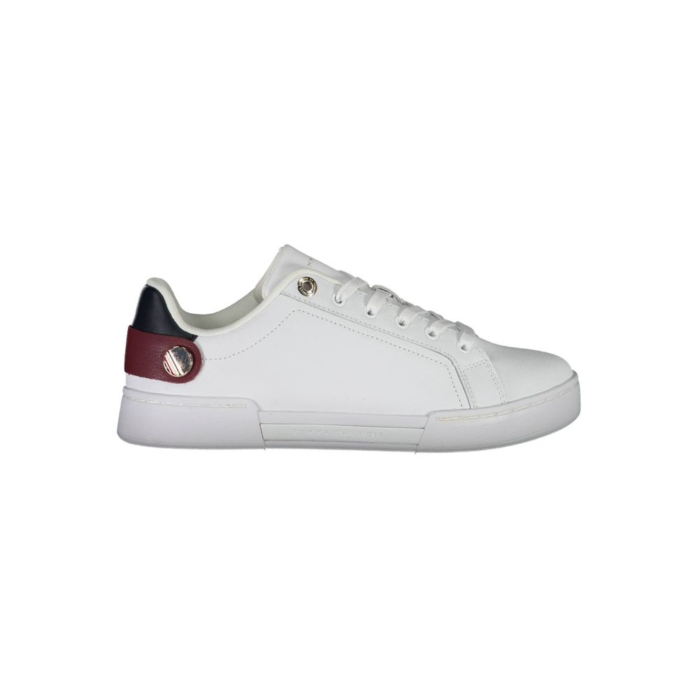 Tommy Hilfiger Bianco Polyurethane Women's Sneaker