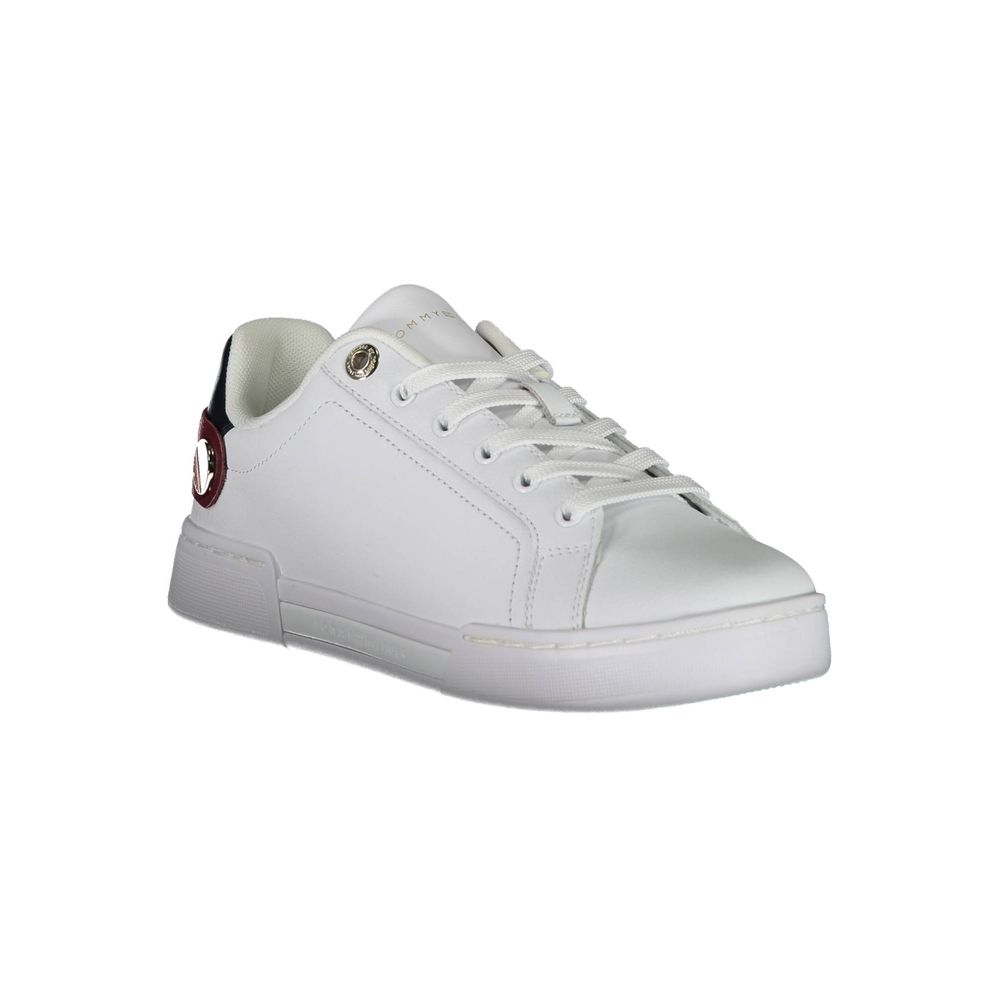 Tommy Hilfiger Bianco Polyurethane Women's Sneaker
