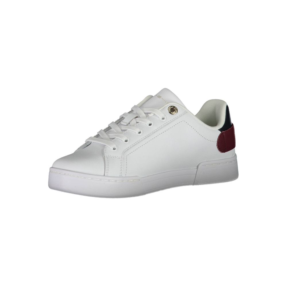 Tommy Hilfiger Bianco Polyurethane Women's Sneaker