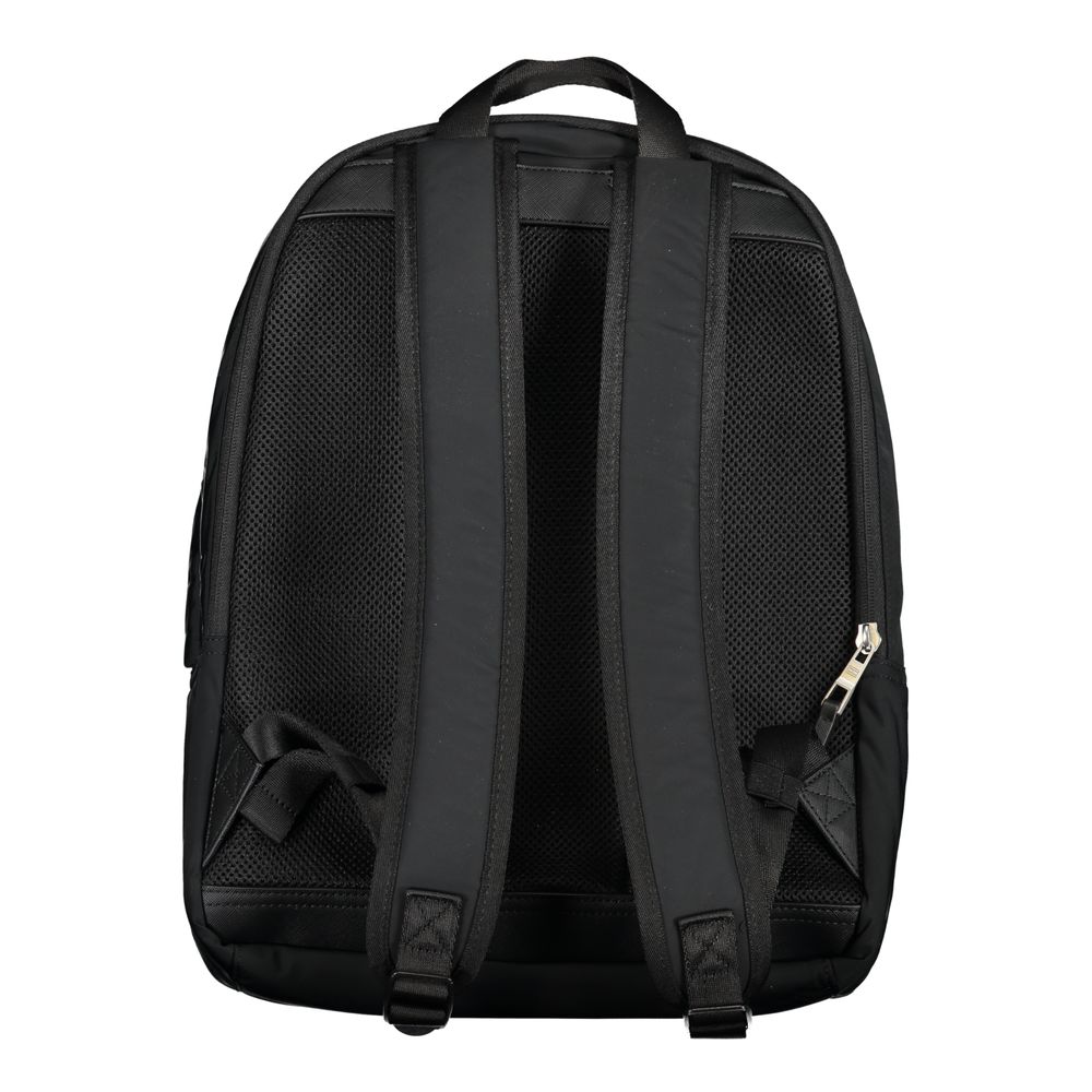 Tommy Hilfiger Black Polyester Men's Backpack