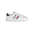 Tommy Hilfiger White Polyurethane Men's Sneaker