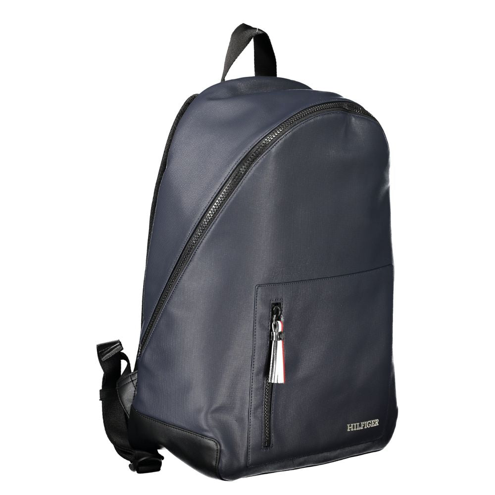Tommy Hilfiger Blu Polyurethane Men's Backpack
