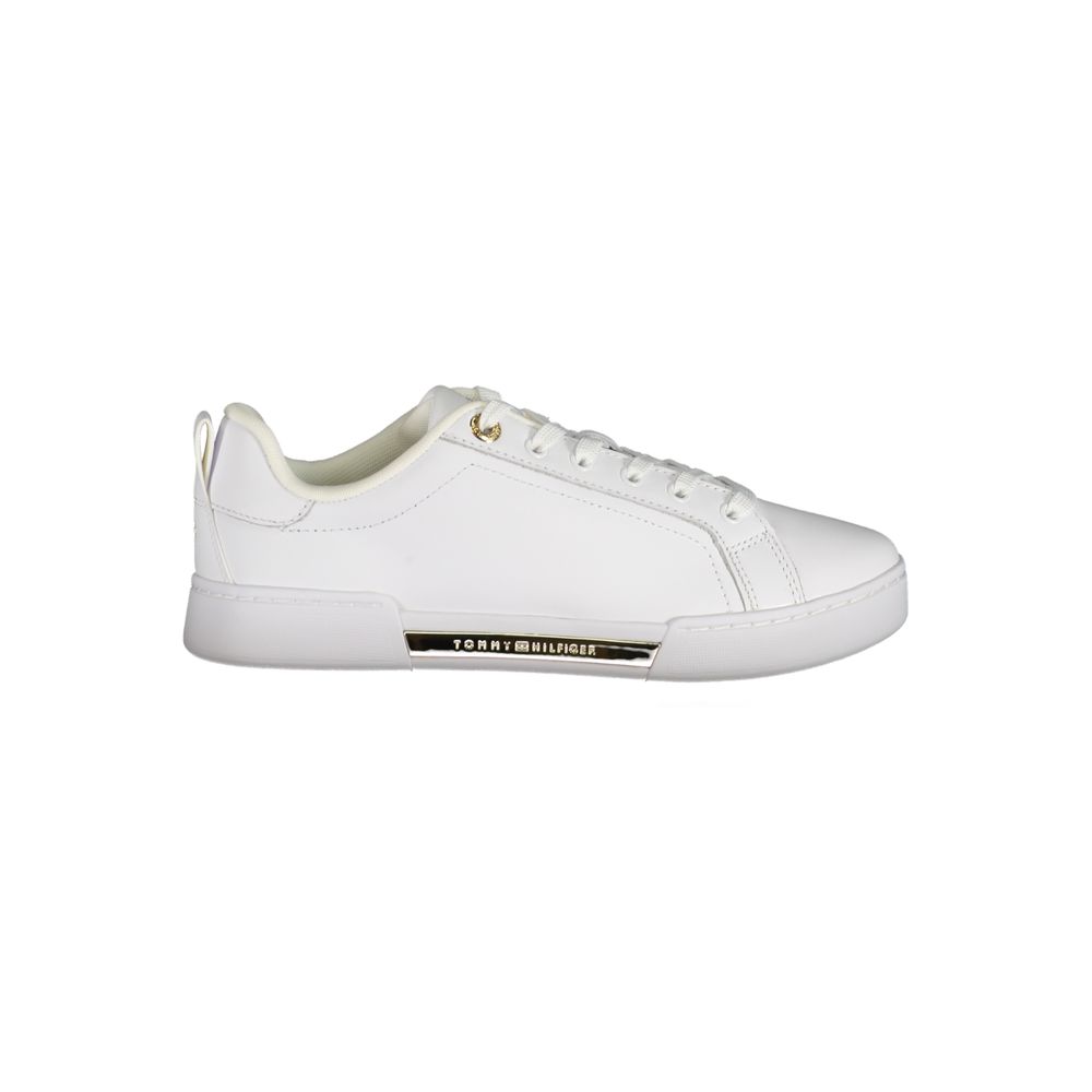Tommy Hilfiger Bianco Leather Women's Sneaker