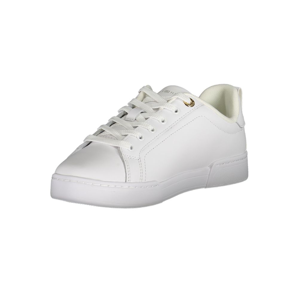 Tommy Hilfiger Bianco Leather Women's Sneaker
