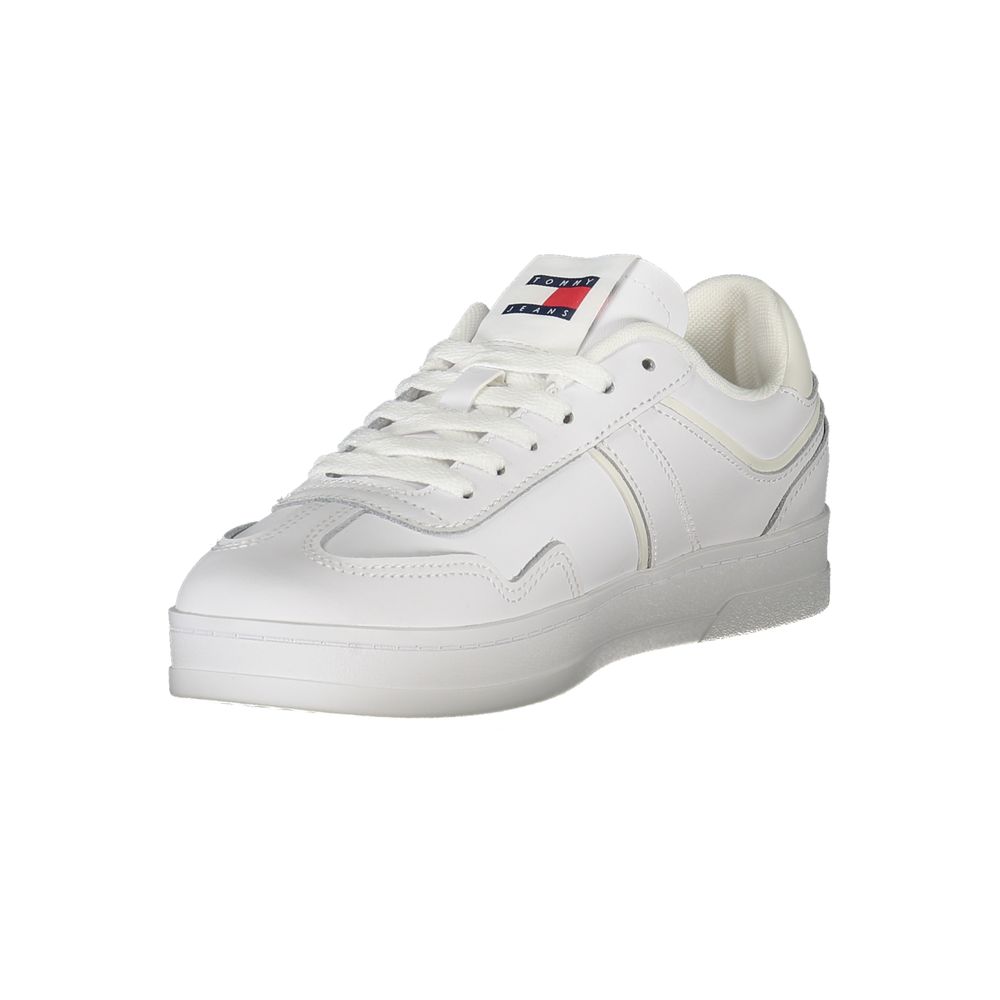 Tommy Hilfiger Bianco Polyurethane Women's Sneaker