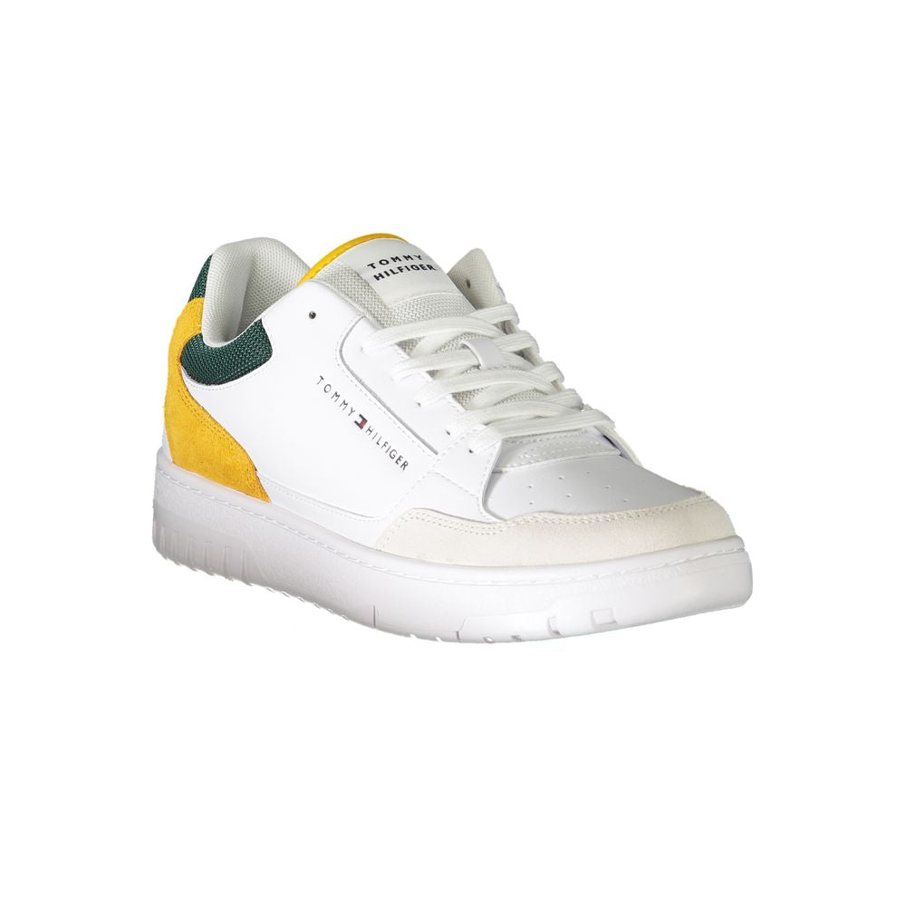 Tommy Hilfiger Bianco Leather Men's Sneaker