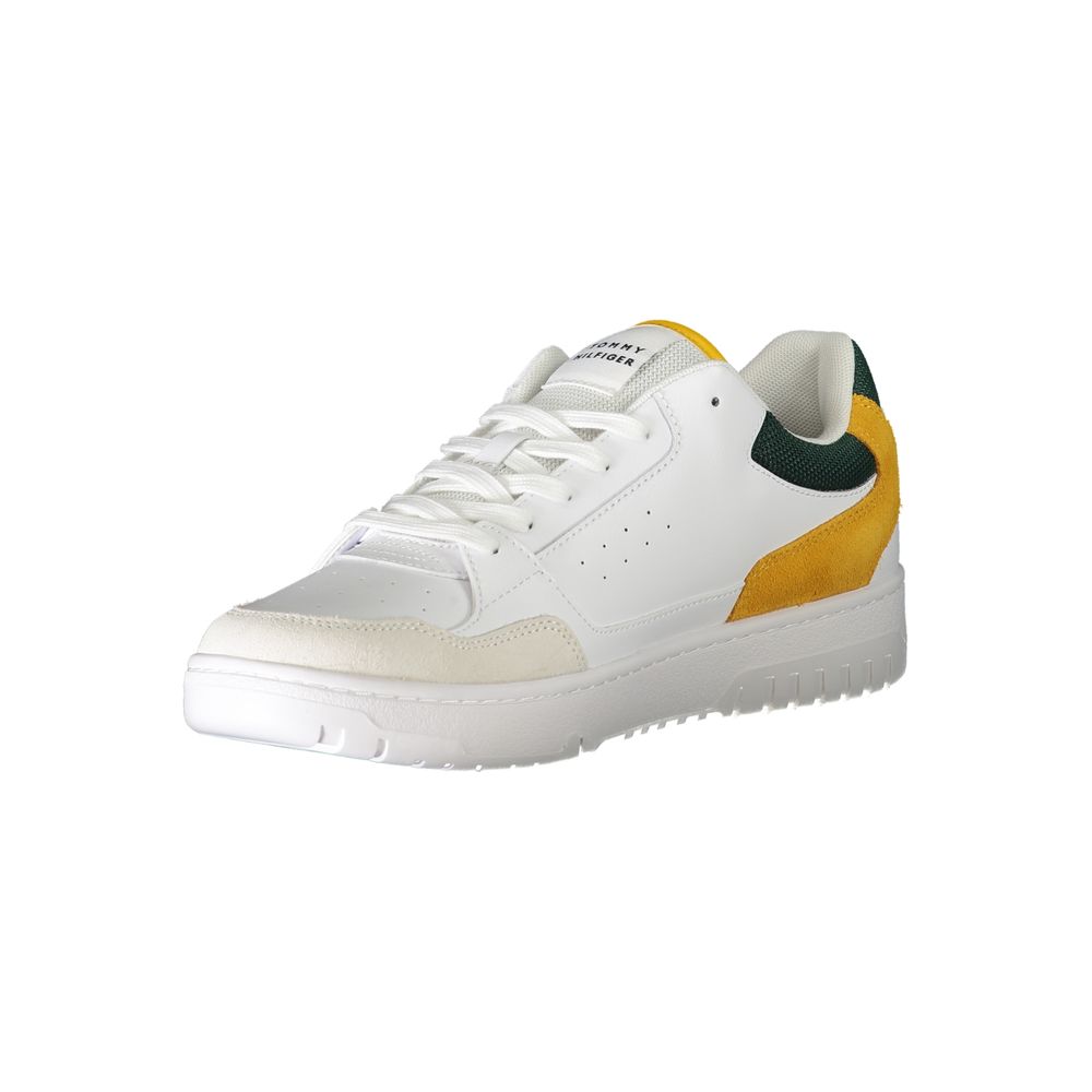 Tommy Hilfiger Bianco Leather Men's Sneaker
