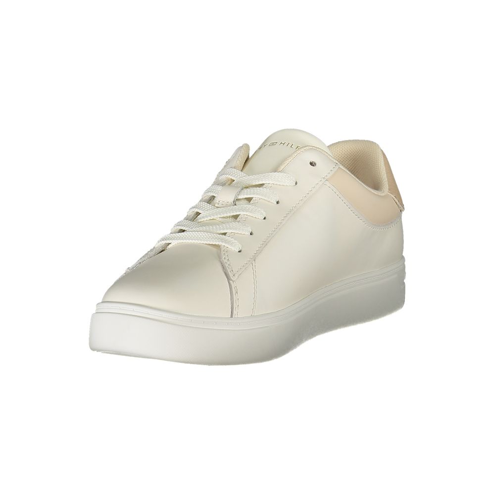 Tommy Hilfiger Beige Polyurethane Women's Sneaker