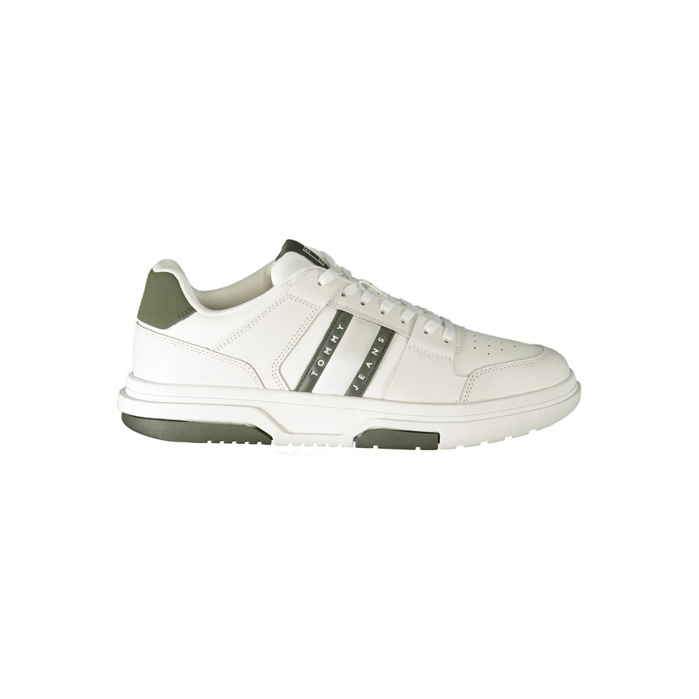 Tommy Hilfiger White Polyethylene Men's Sneaker