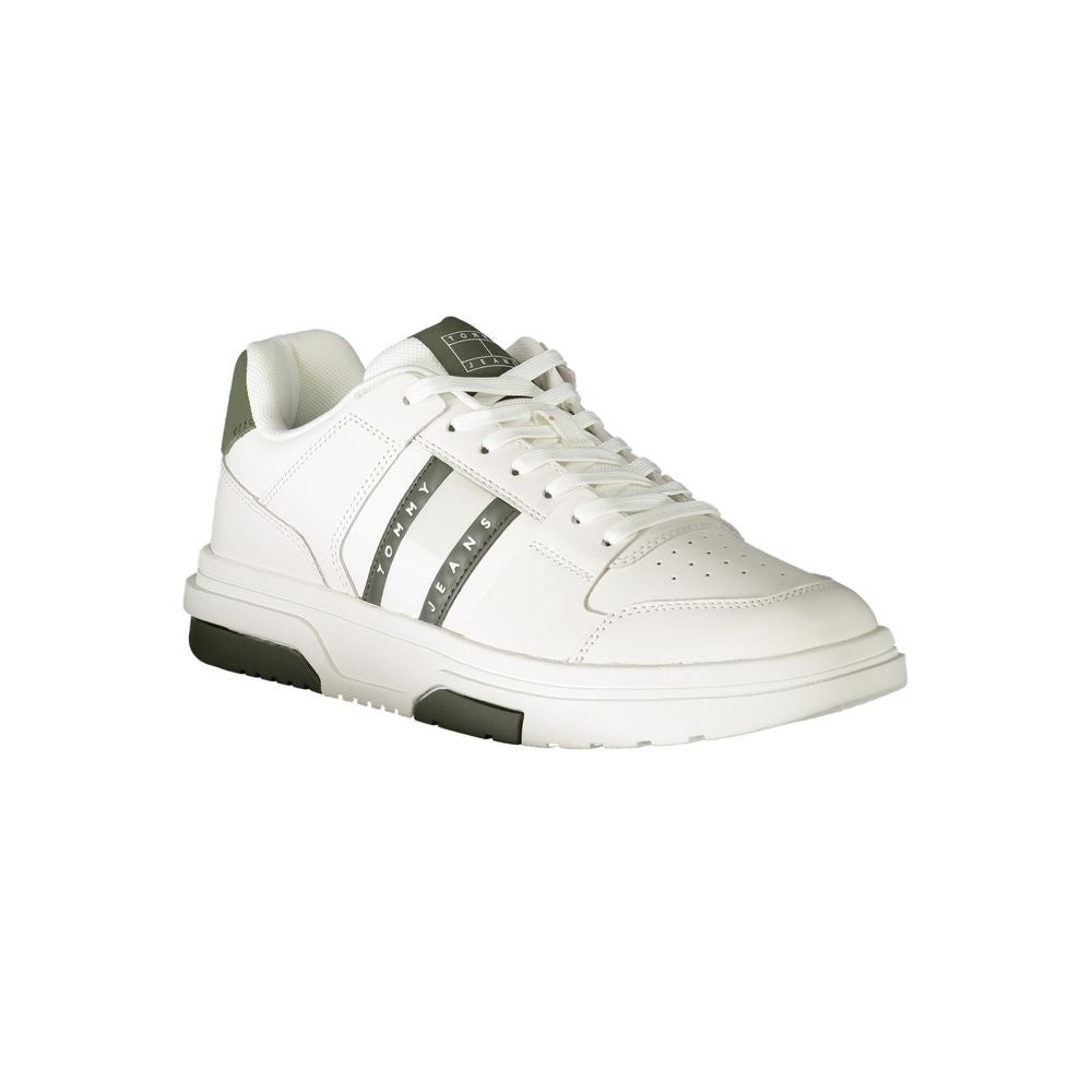 Tommy Hilfiger White Polyethylene Men's Sneaker