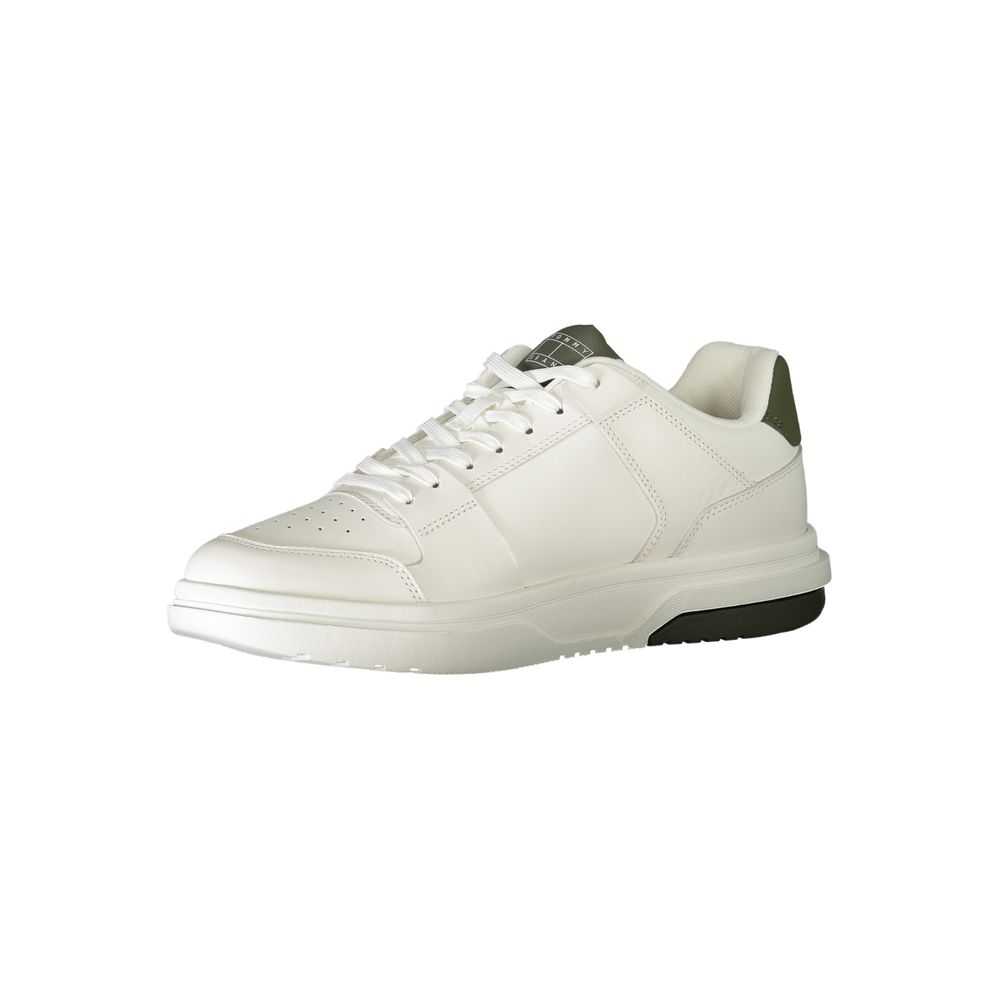 Tommy Hilfiger White Polyethylene Men's Sneaker