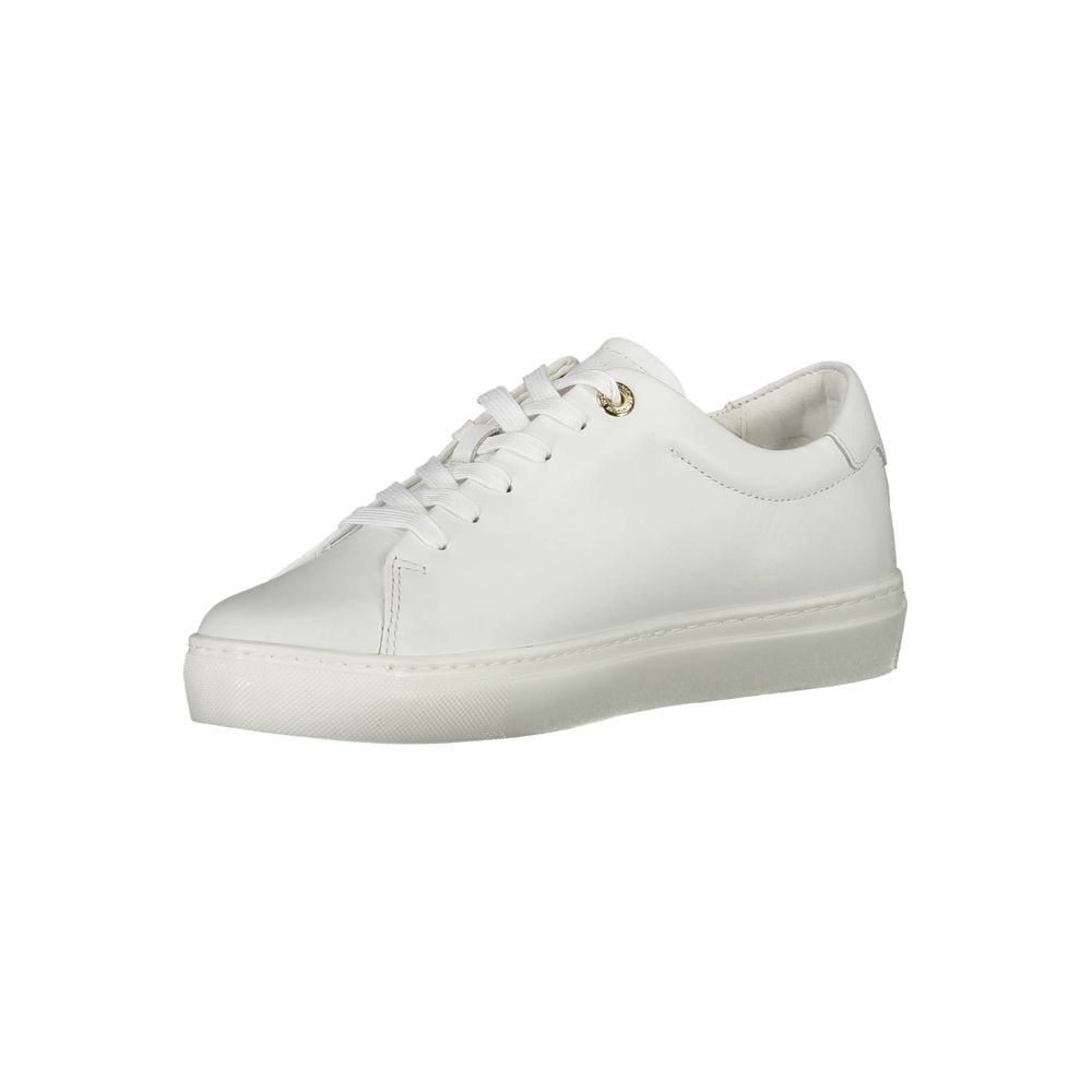 Tommy Hilfiger Bianco Leather Women's Sneaker
