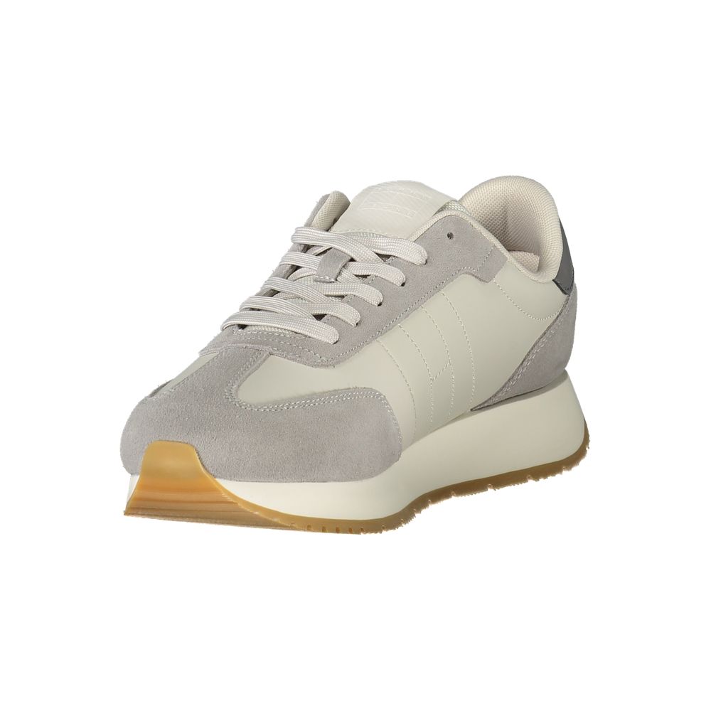 Tommy Hilfiger Grigio Polyurethane Men's Sneaker