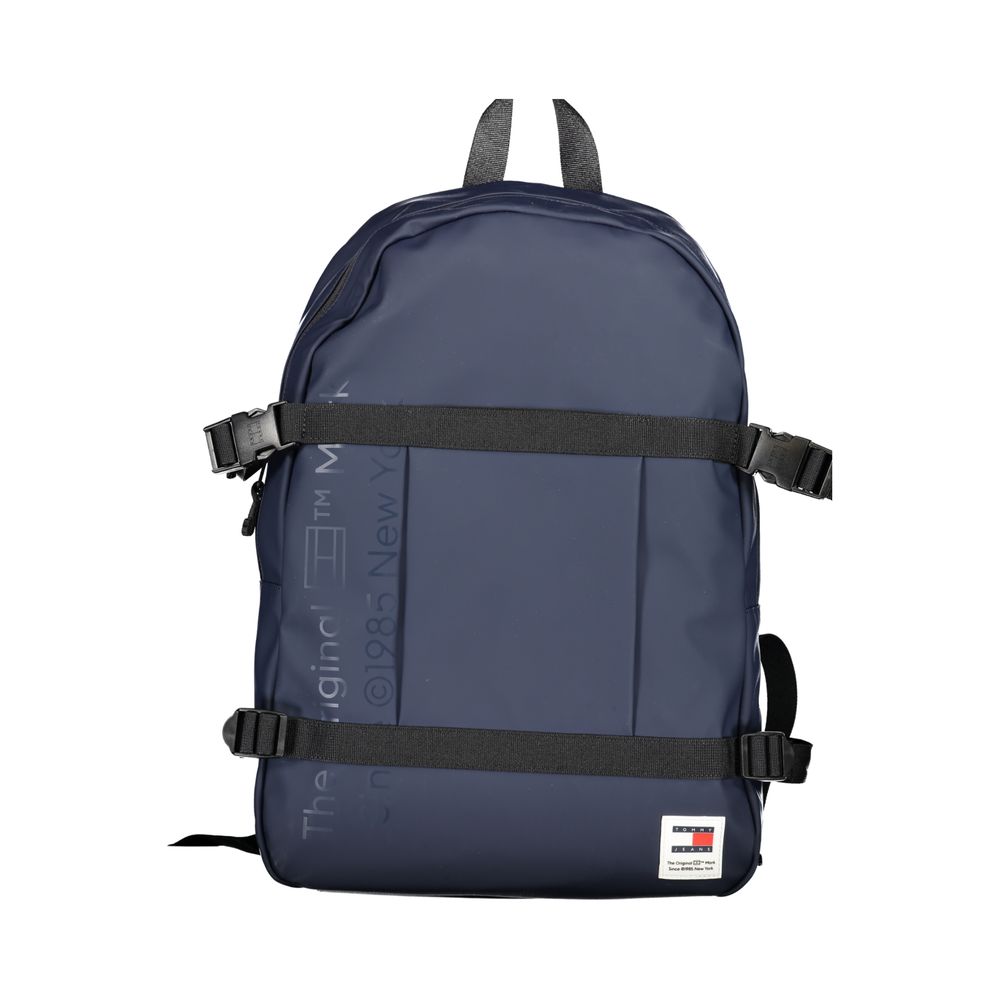 Tommy Hilfiger Blue Polyurethane Men's Backpack