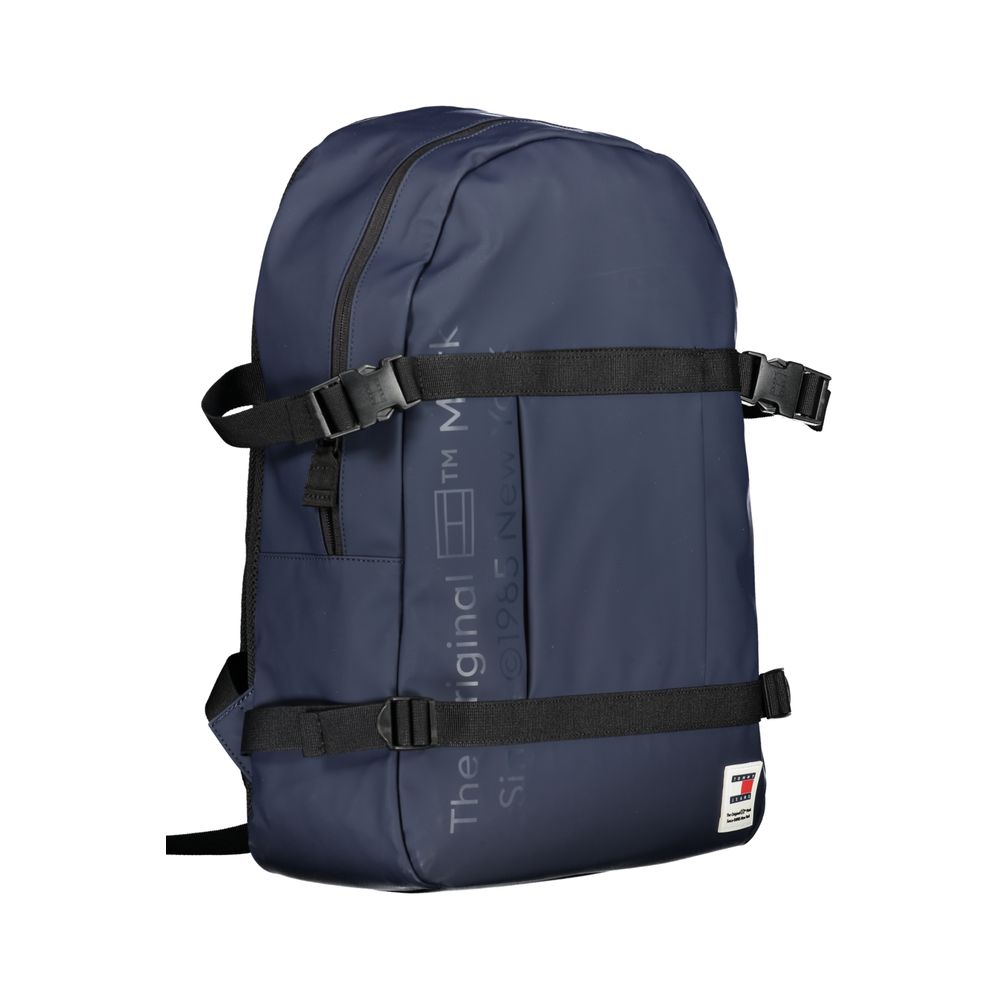 Tommy Hilfiger Blue Polyurethane Men's Backpack