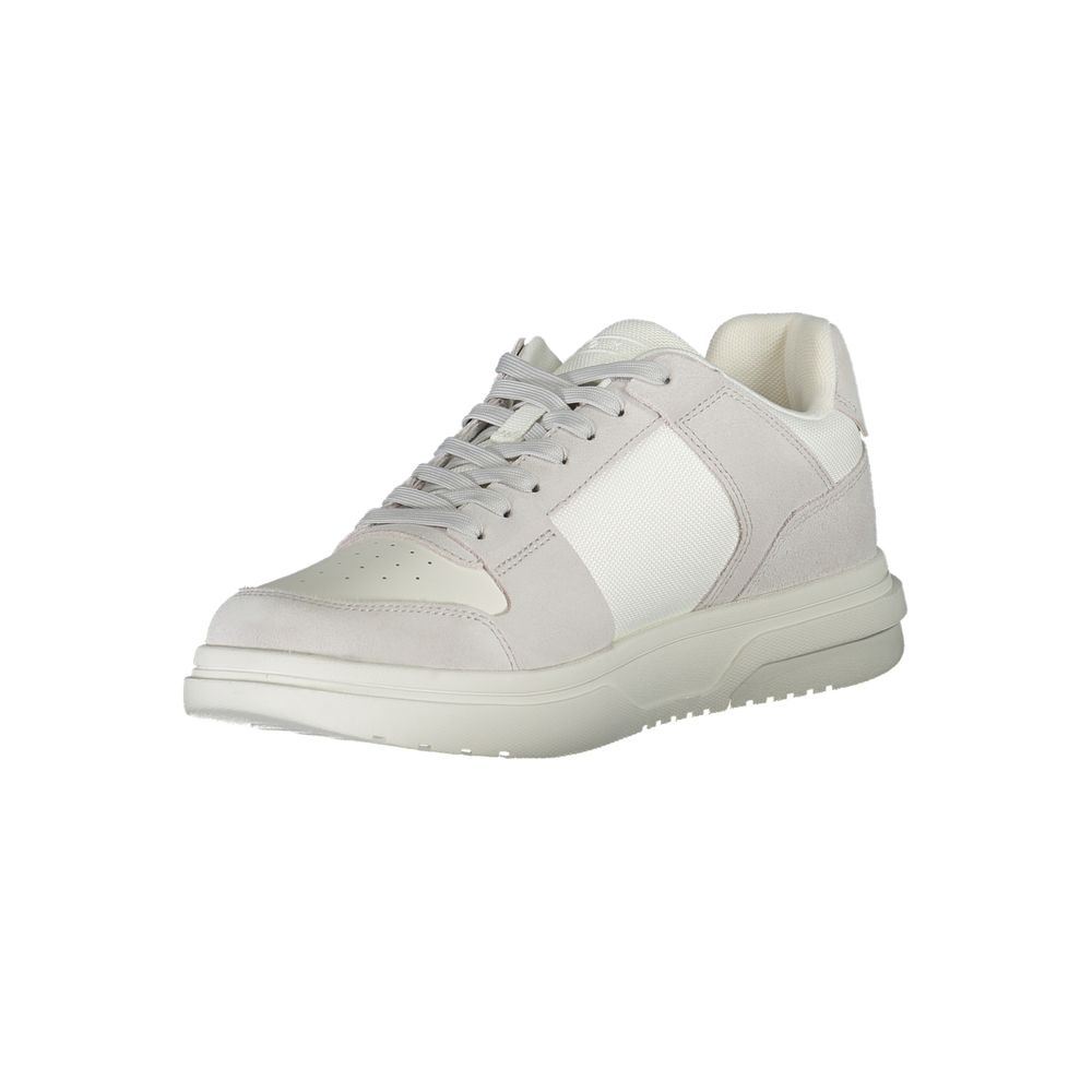 Tommy Hilfiger White Polyurethane Men's Sneaker