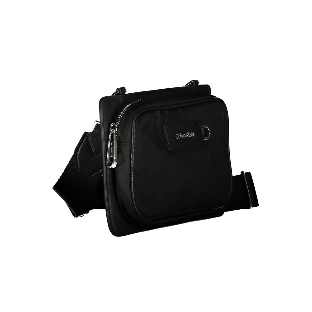 Calvin Klein Black Polyester Men's Shoulder Bag