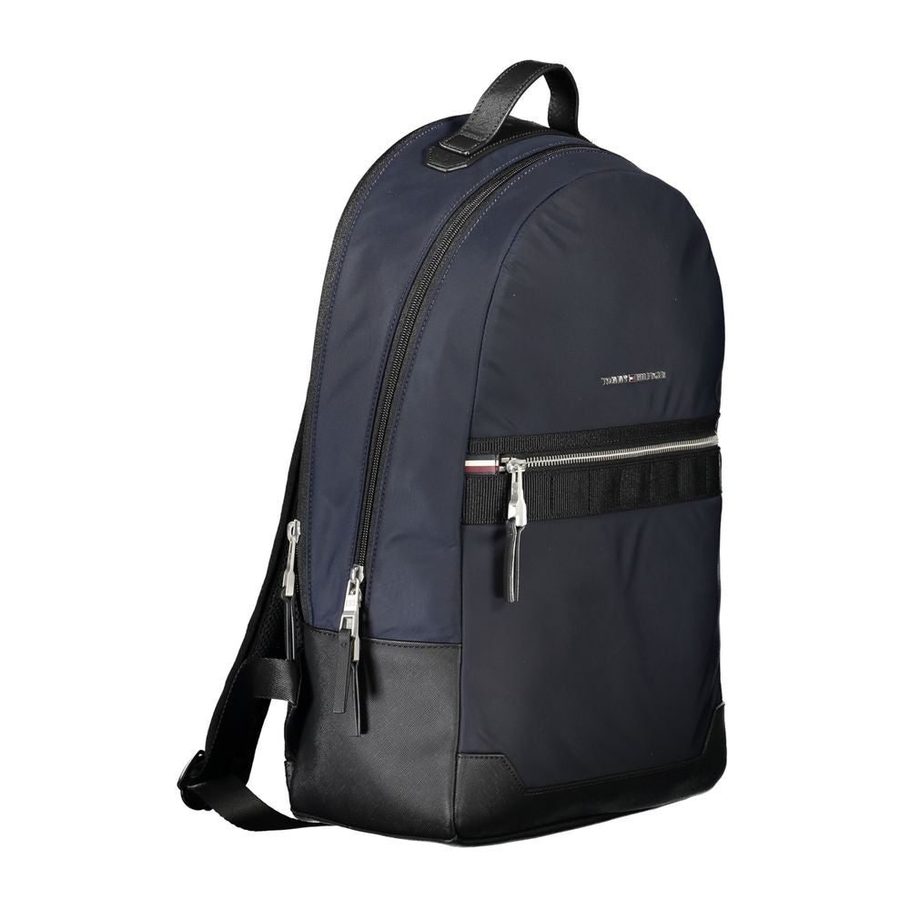 Tommy Hilfiger Blue Polyester Men's Backpack