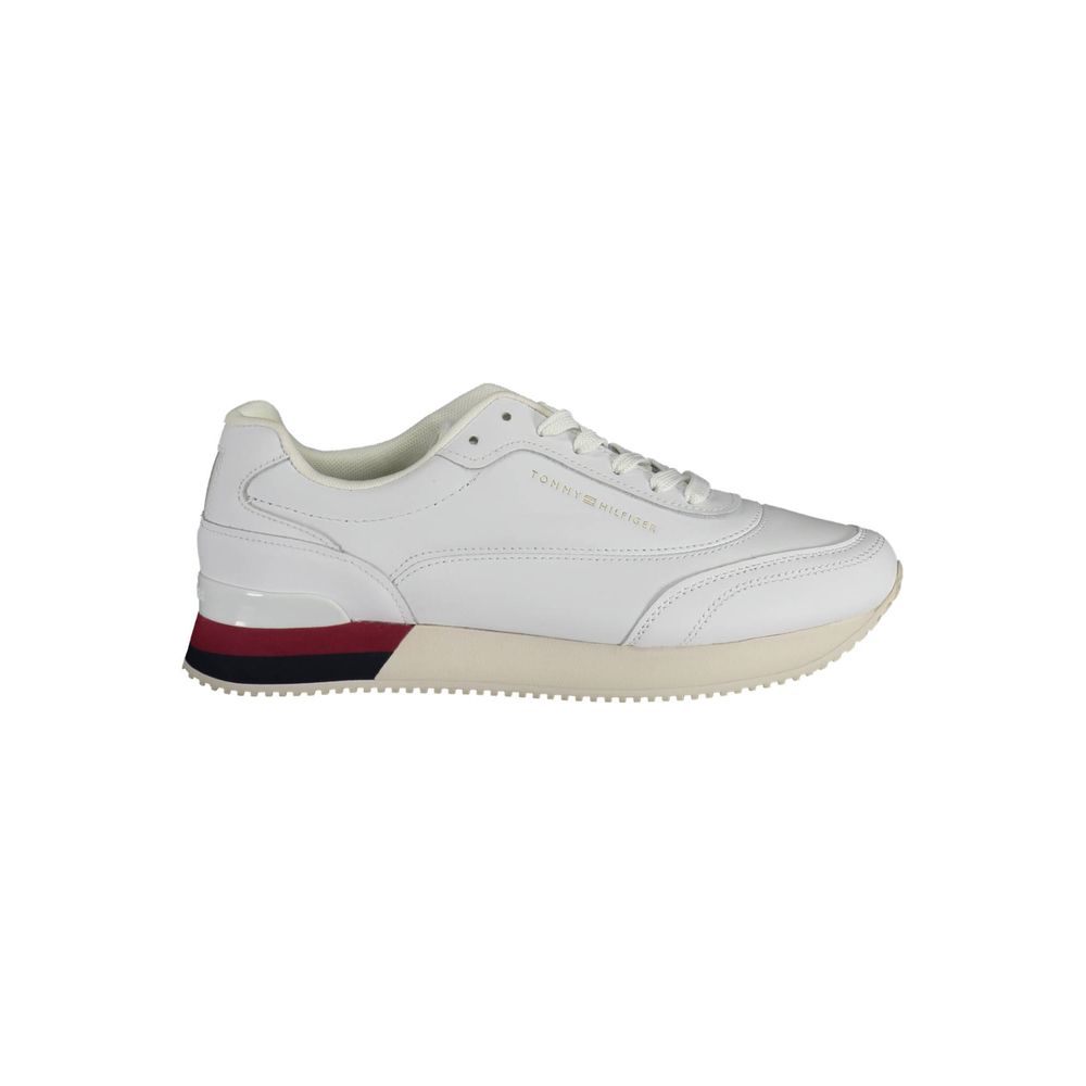 Tommy Hilfiger Bianco Pelle Women's Sneaker