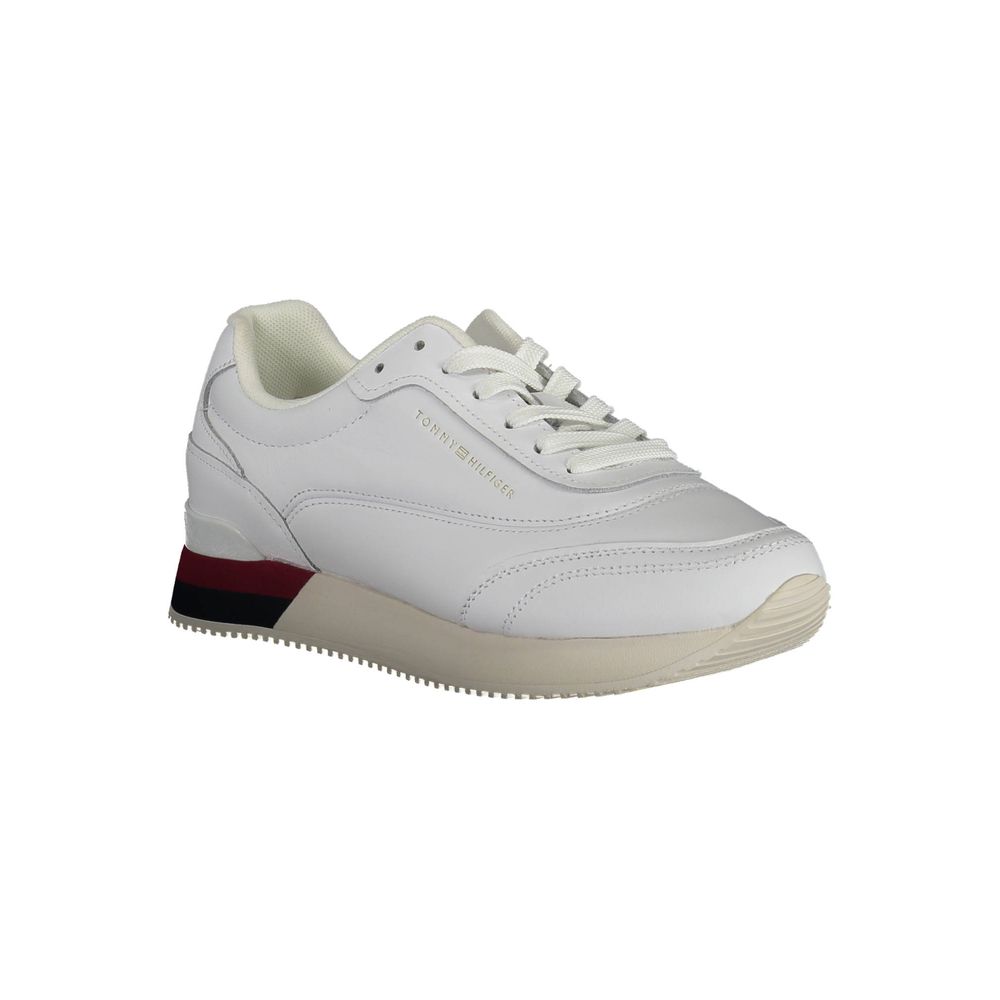 Tommy Hilfiger Bianco Pelle Women's Sneaker