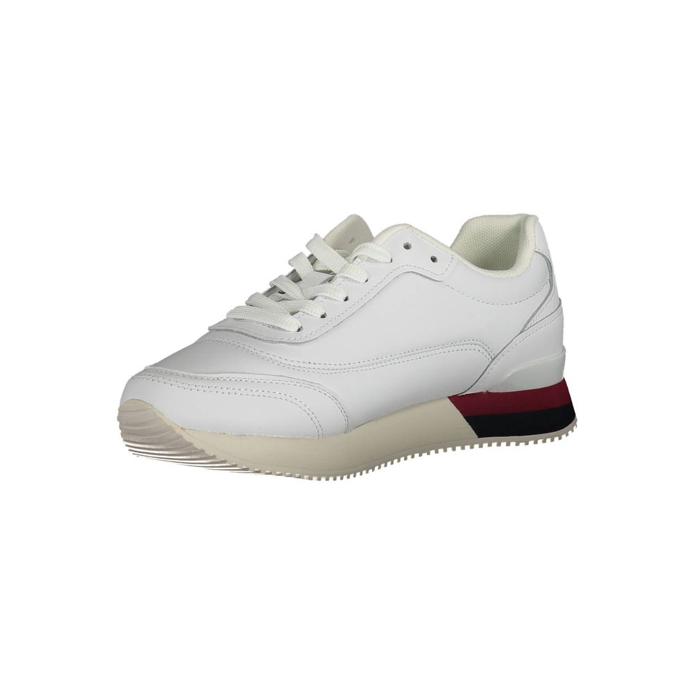 Tommy Hilfiger Bianco Pelle Women's Sneaker