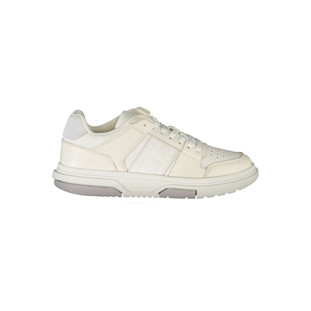 Tommy Hilfiger White Leather Women's Sneaker
