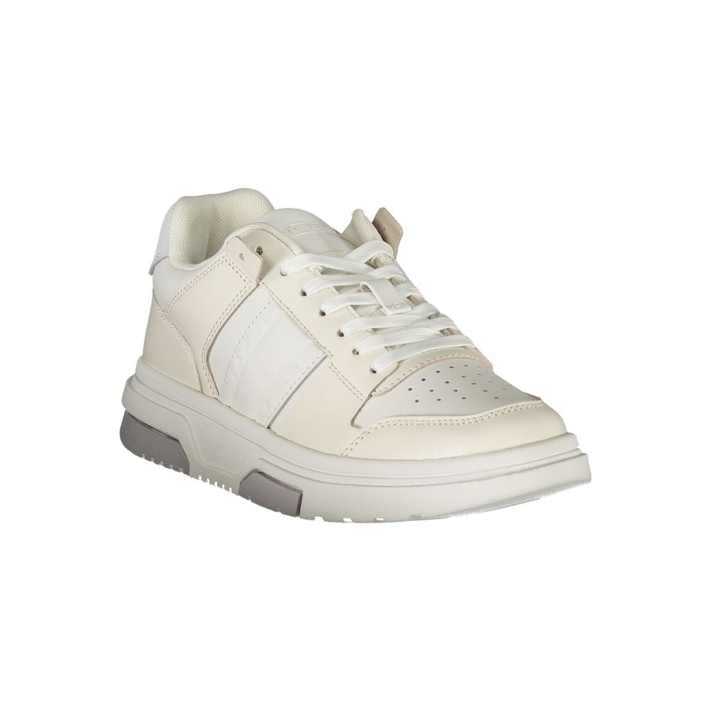 Tommy Hilfiger White Leather Women's Sneaker
