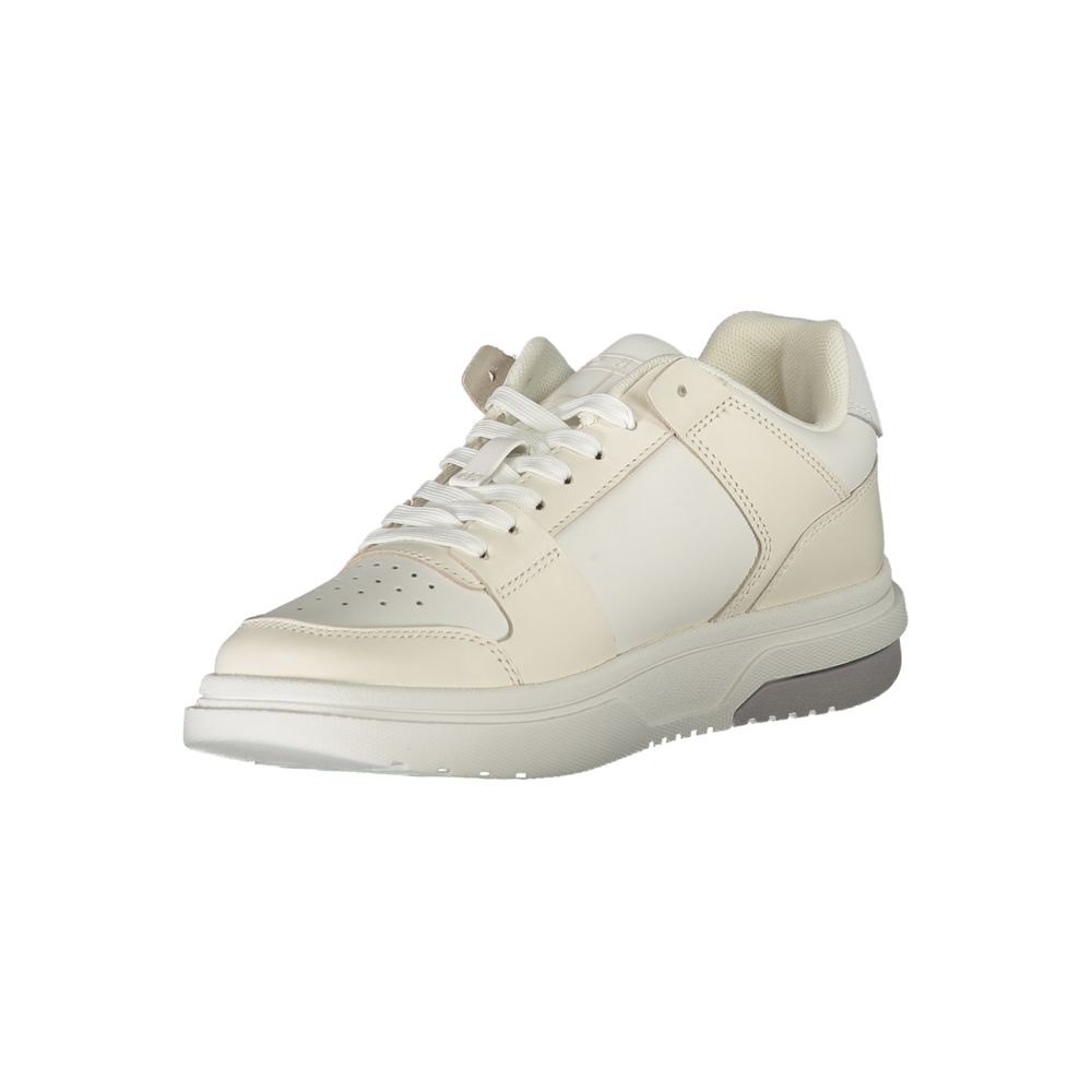 Tommy Hilfiger White Leather Women's Sneaker