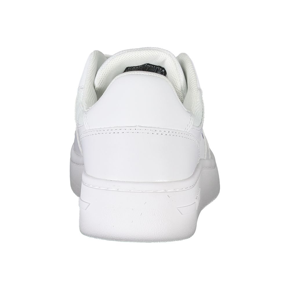 Tommy Hilfiger White Leather Women's Sneaker