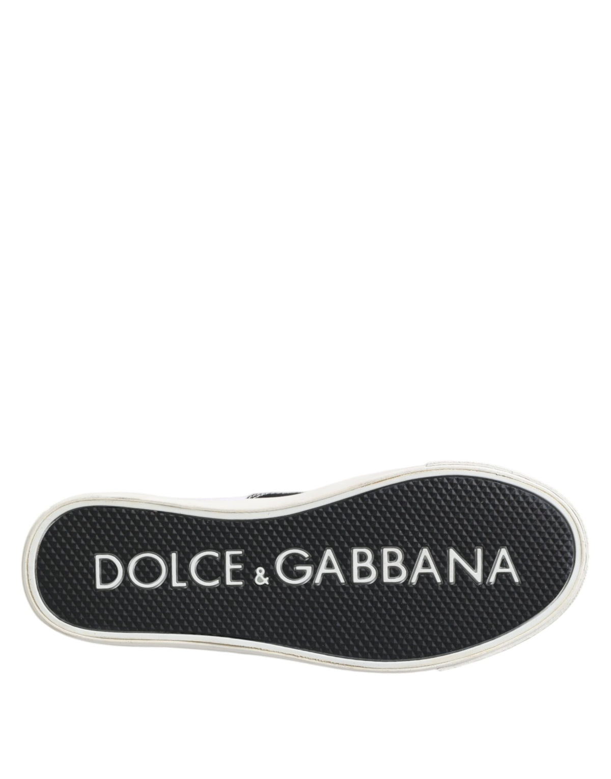 Dolce & Gabbana Black Cotton Canvas Lace Up Men's Sneakers Shoes