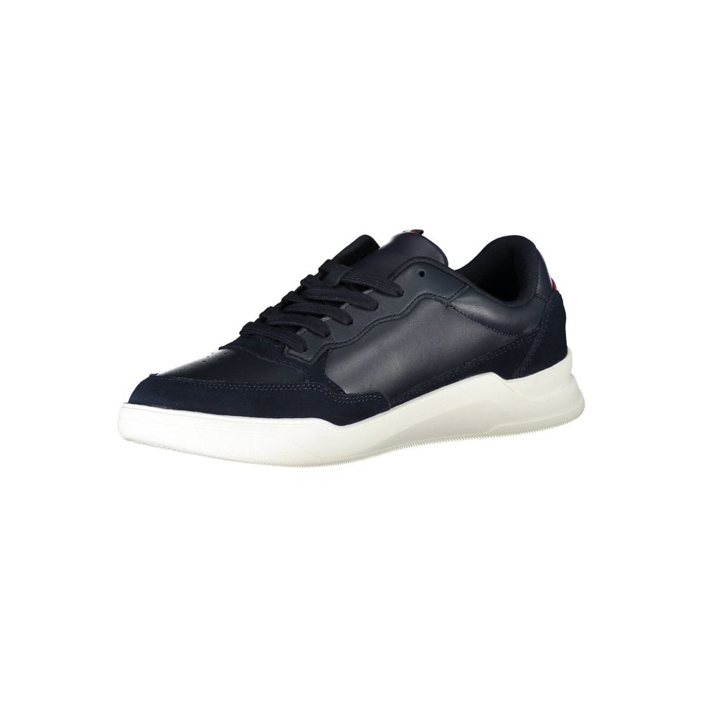 Tommy Hilfiger Blue Leather Men's's Sneaker
