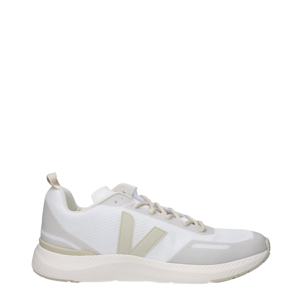 Veja White Fabric Athletic Sneakers