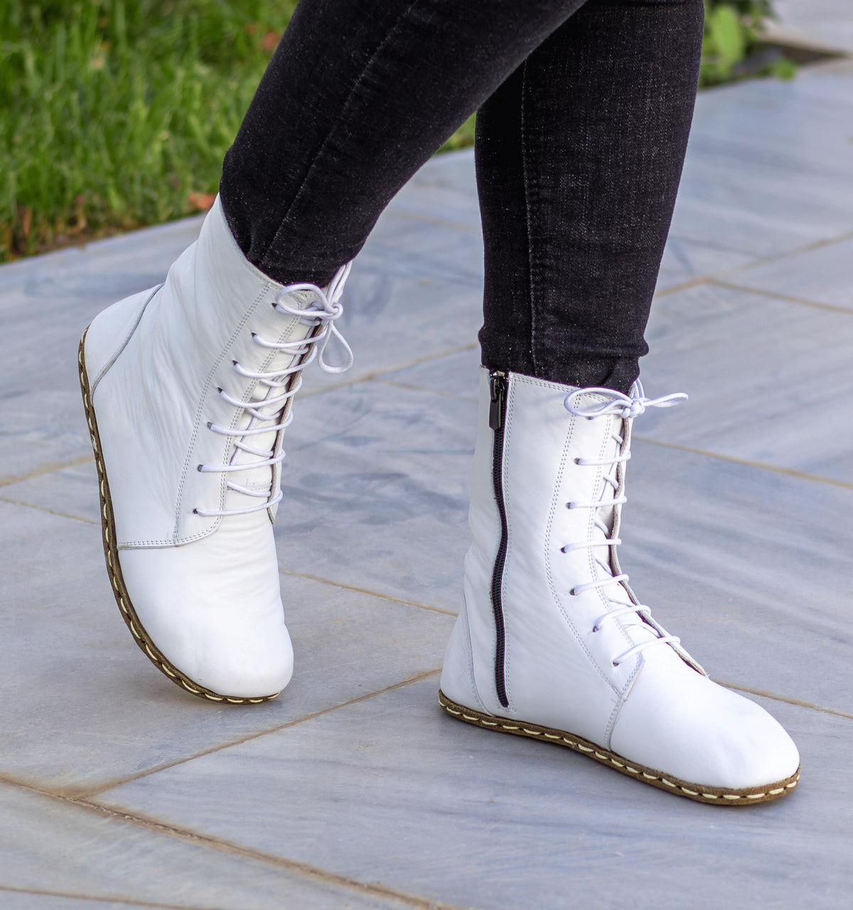 Cloud women's ankle boot — wide toe box, zero-drop barefoot last