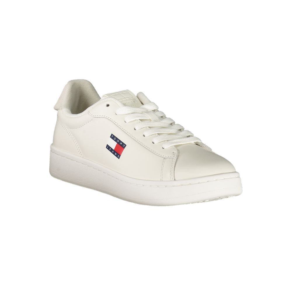 Tommy Hilfiger Bianco Polyurethane Women's Sneaker
