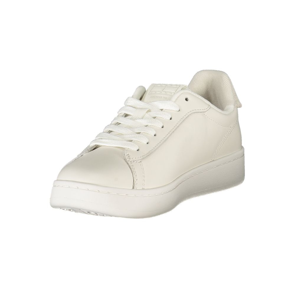 Tommy Hilfiger Bianco Polyurethane Women's Sneaker