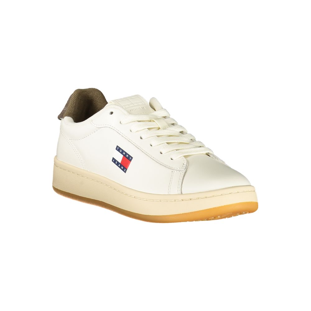 Tommy Hilfiger Bianco Polyurethane Women's Sneaker