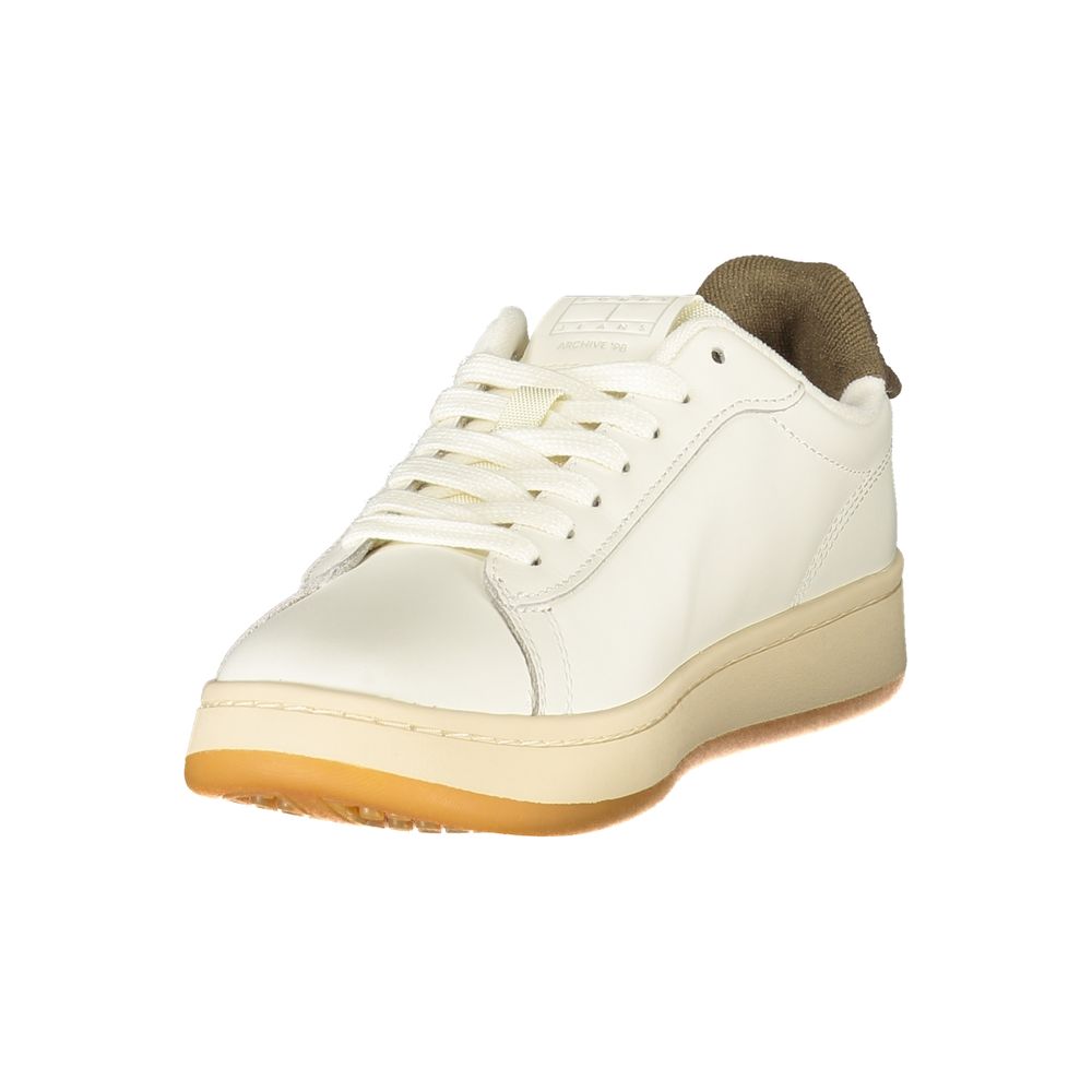 Tommy Hilfiger Bianco Polyurethane Women's Sneaker